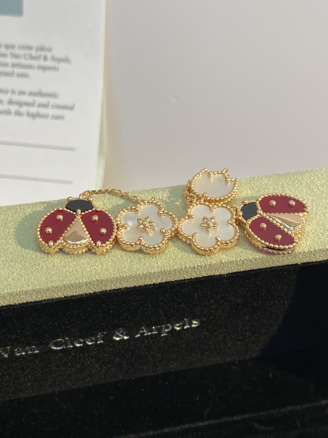 Van Cleef & Arpels Ladybug Earrings